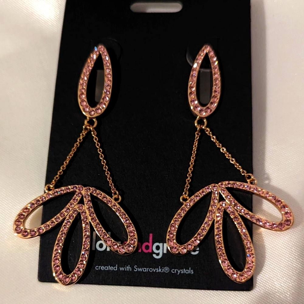 Lola and Grace Swarovski Crystal earrings.